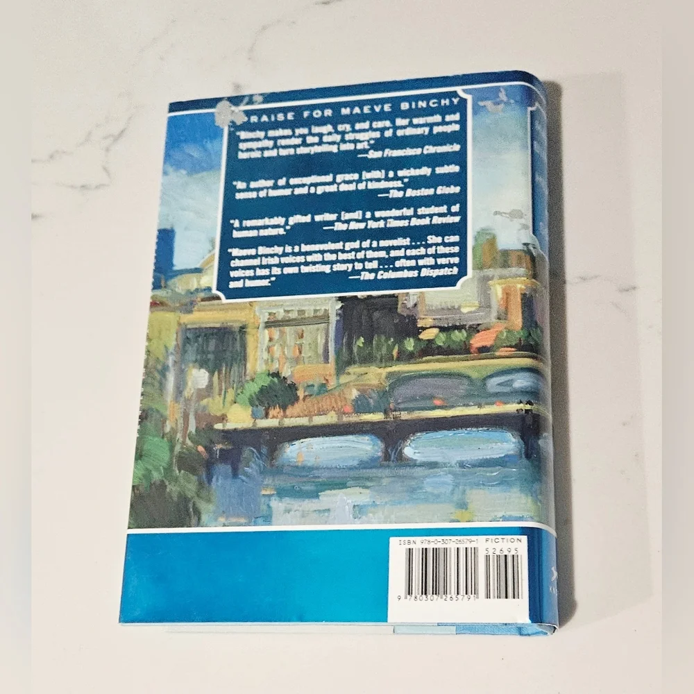 BOGO Maeve Binchy Heart and Soul Coffee Table Book - Blue Cover